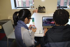 girl with controller